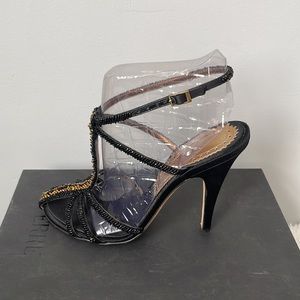 Ferre black sandals size 6